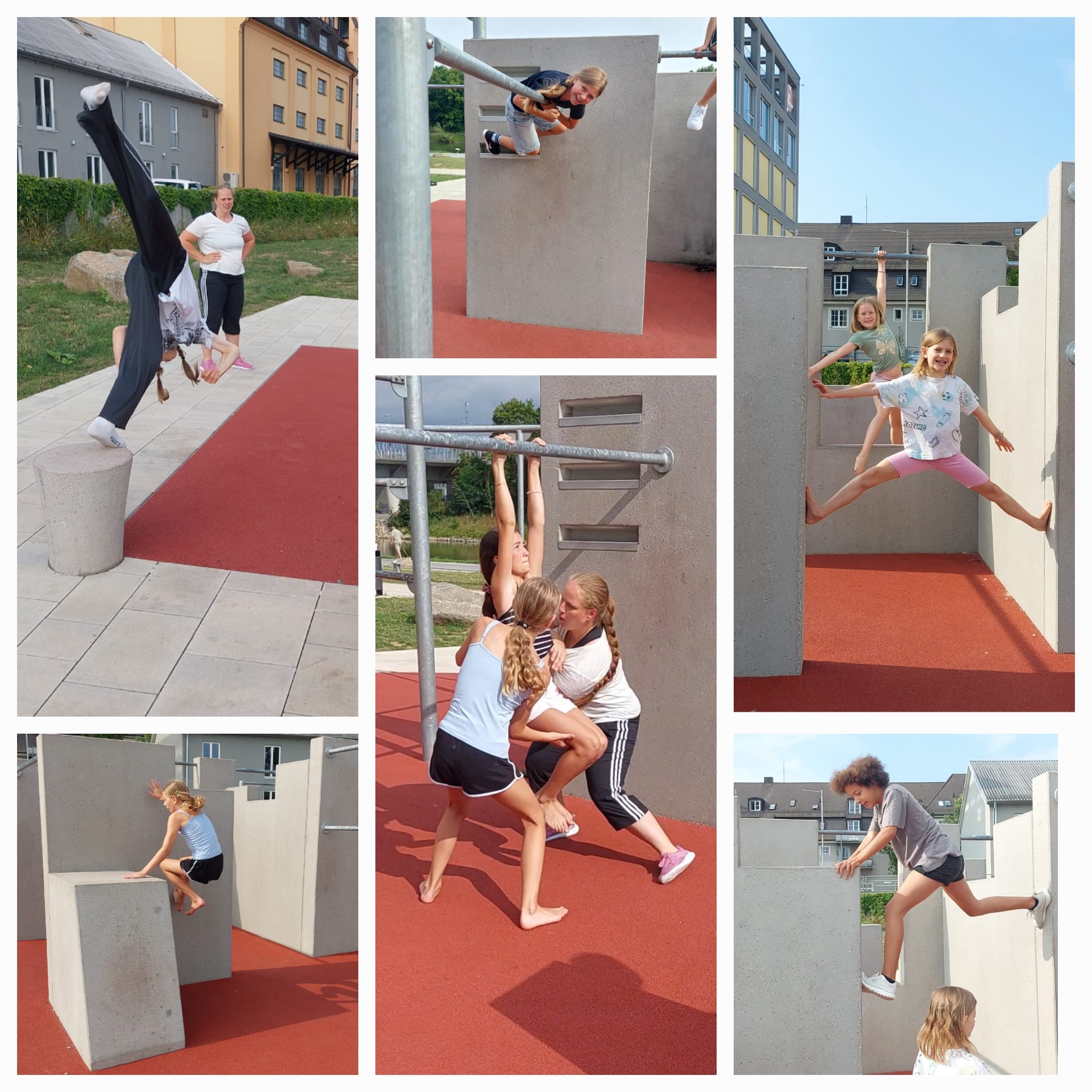 20260719 Outdoor Parkour Collage